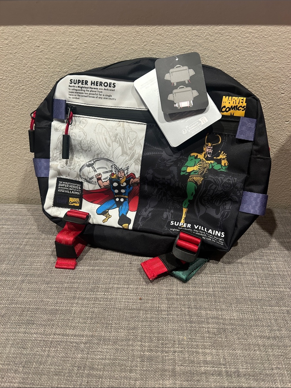 NEW Thor and Loki Hip Pack Disney Store Marvel MSRP $68
